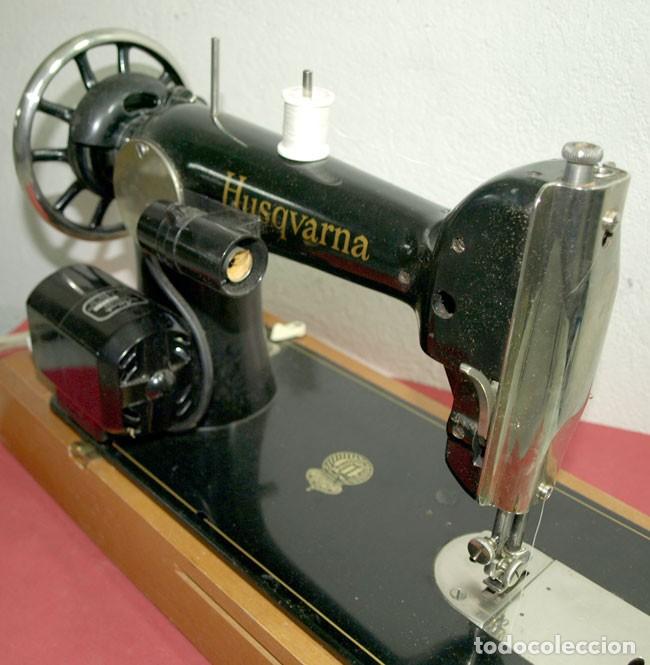 Antig&uuml;edades: M&aacute;quina de coser Husquarna - Foto 5
