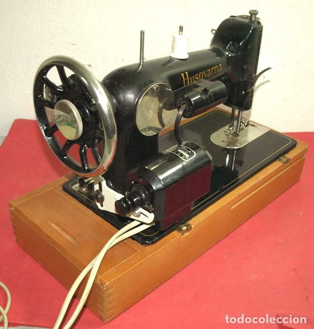 Antig&uuml;edades: M&aacute;quina de coser Husquarna - Foto 6