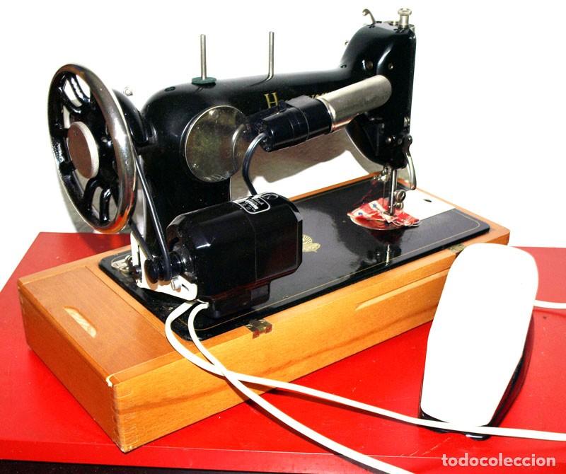 Antig&uuml;edades: M&aacute;quina de coser Husquarna - Foto 4