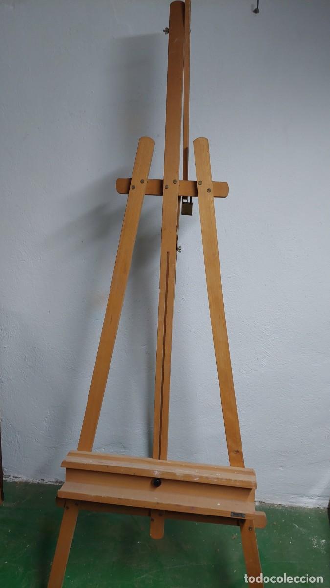 Antig&uuml;edades: Caballete para pintar cuadros marca setter