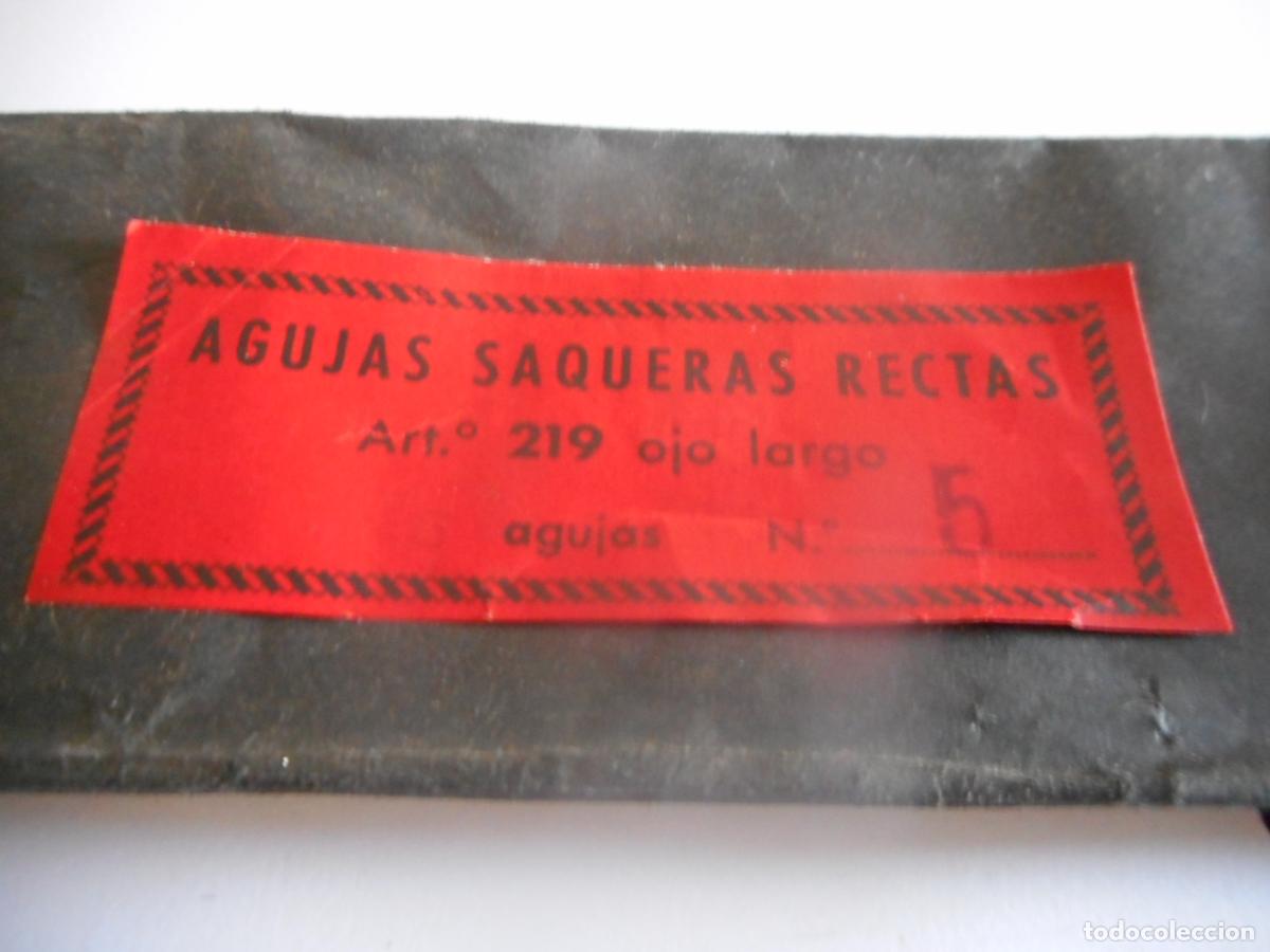 Antig&uuml;edades: paquete de agujas saqueras n 5 - Foto 4