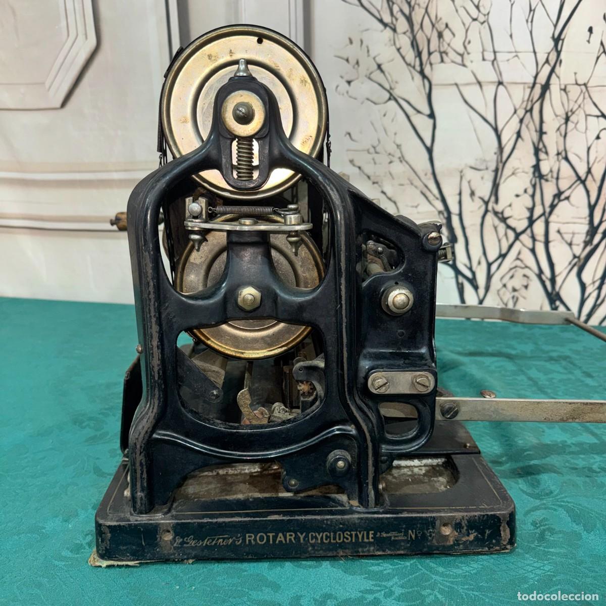 Antig&uuml;edades: M&aacute;quina Es Una Gestetner&rsquo;s Rotary Cyclostyle - Foto 2