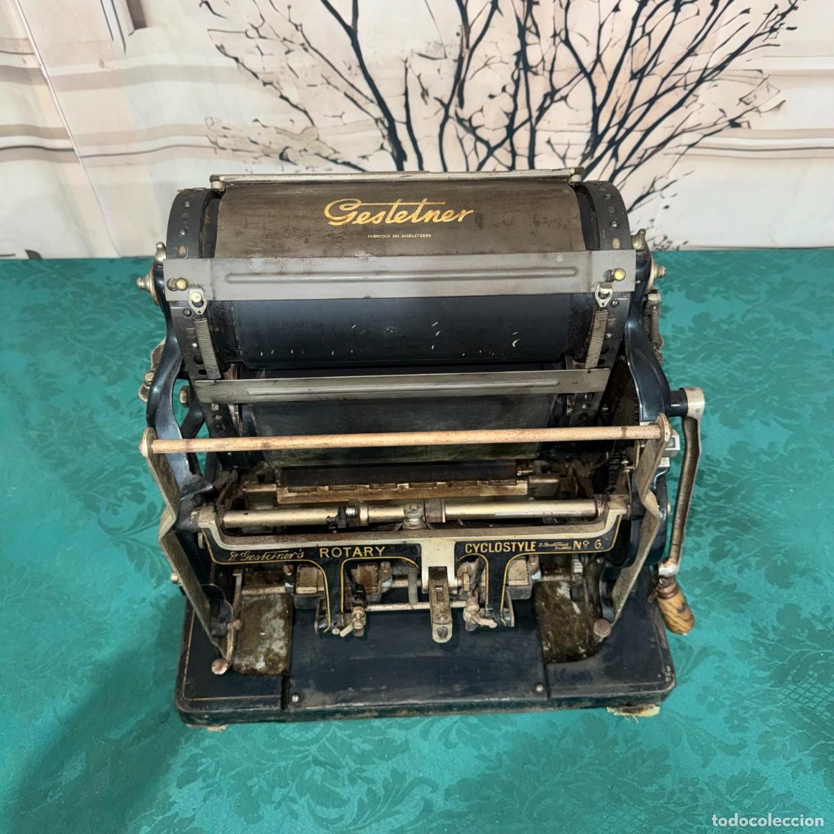 Antig&uuml;edades: M&aacute;quina Es Una Gestetner&rsquo;s Rotary Cyclostyle - Foto 5