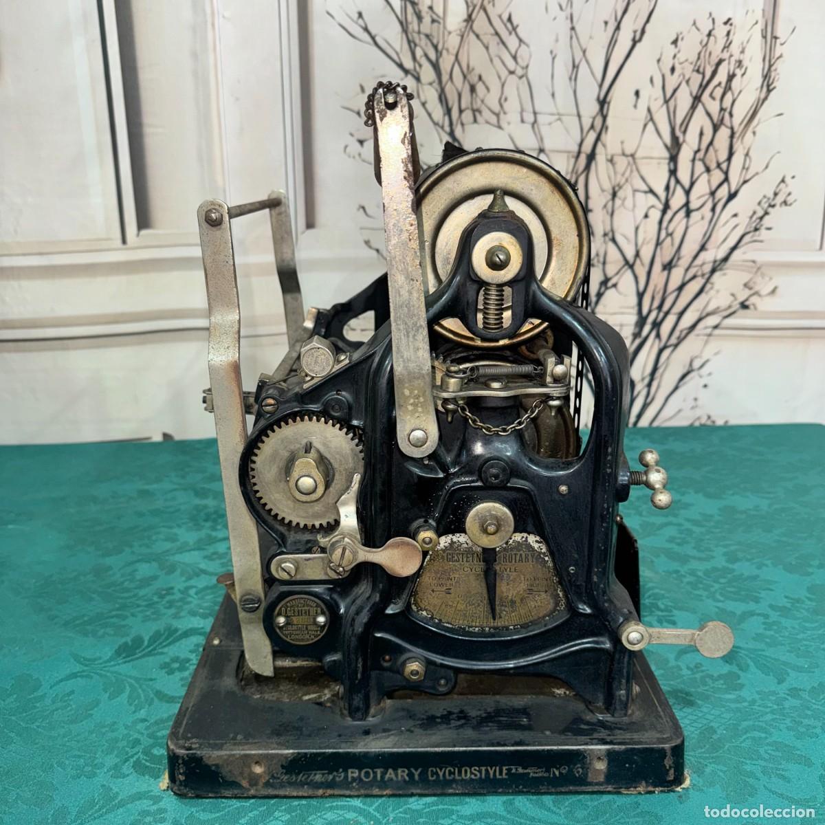 Antig&uuml;edades: M&aacute;quina Es Una Gestetner&rsquo;s Rotary Cyclostyle - Foto 6