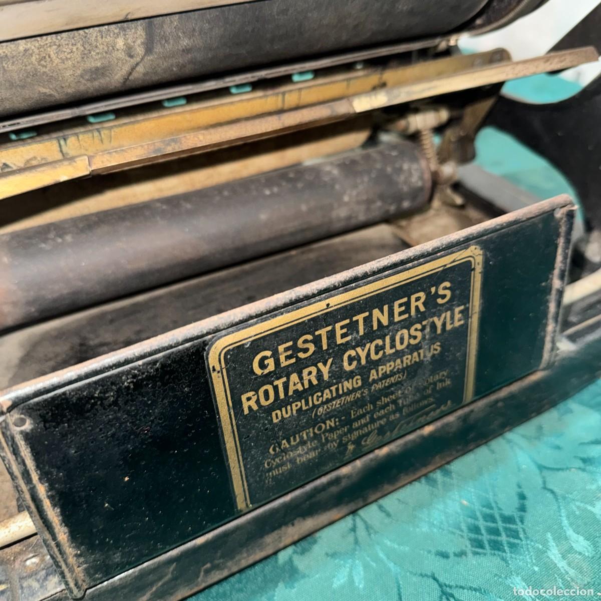 Antig&uuml;edades: M&aacute;quina Es Una Gestetner&rsquo;s Rotary Cyclostyle - Foto 7