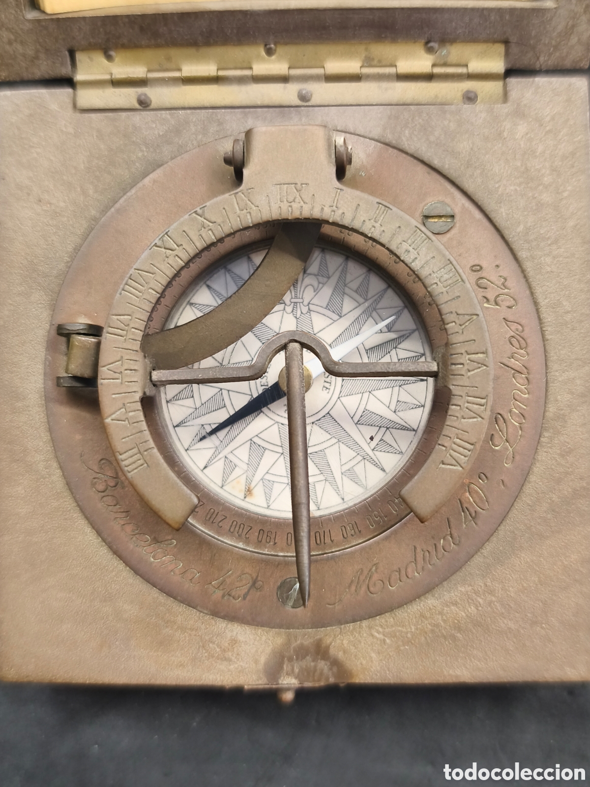 Antig&uuml;edades: BRUJULA, RELOJ DE SOL DE FALTRIQUERA - Foto 4