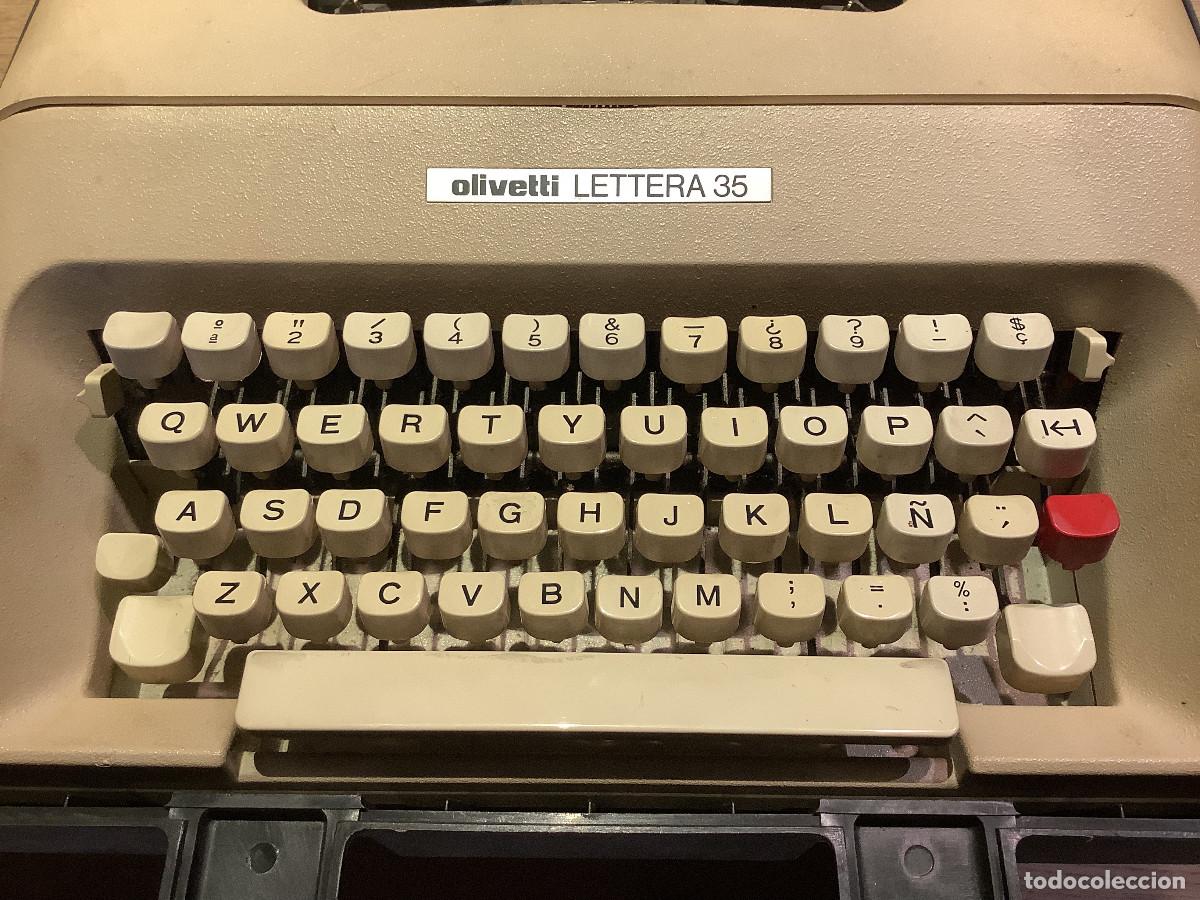 Antig&uuml;edades: Olivetti Lettera 35 con malet&iacute;n original - Foto 2