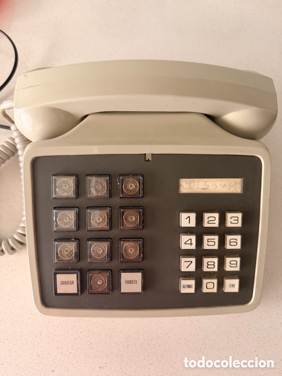 Tel&eacute;fonos: Tel&eacute;fono vintage C.T.N.E. Amper TM-10 con memoria programable Retro Coleccionismo