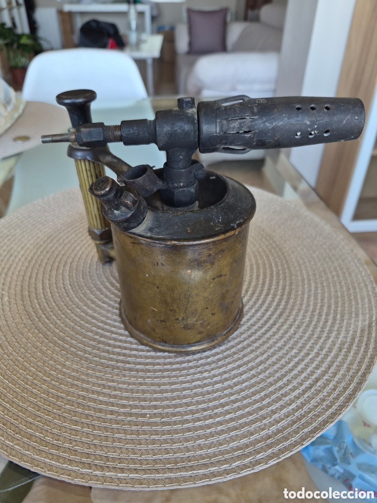 Antig&uuml;edades: Soplete serrot antiguo decoraci&oacute;n - Foto 3