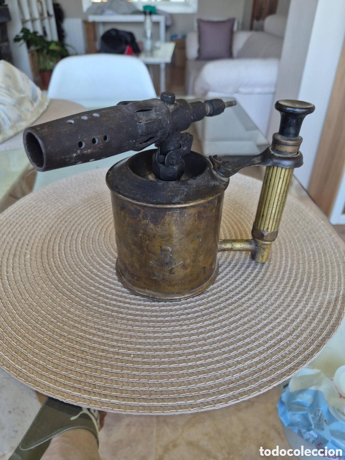 Antig&uuml;edades: Soplete serrot antiguo decoraci&oacute;n