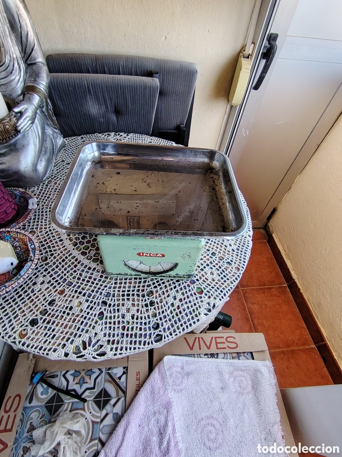 Antig&uuml;edades: ANTIGUA B&Aacute;SCULA DE COCINA MARCA INCA - Foto 2