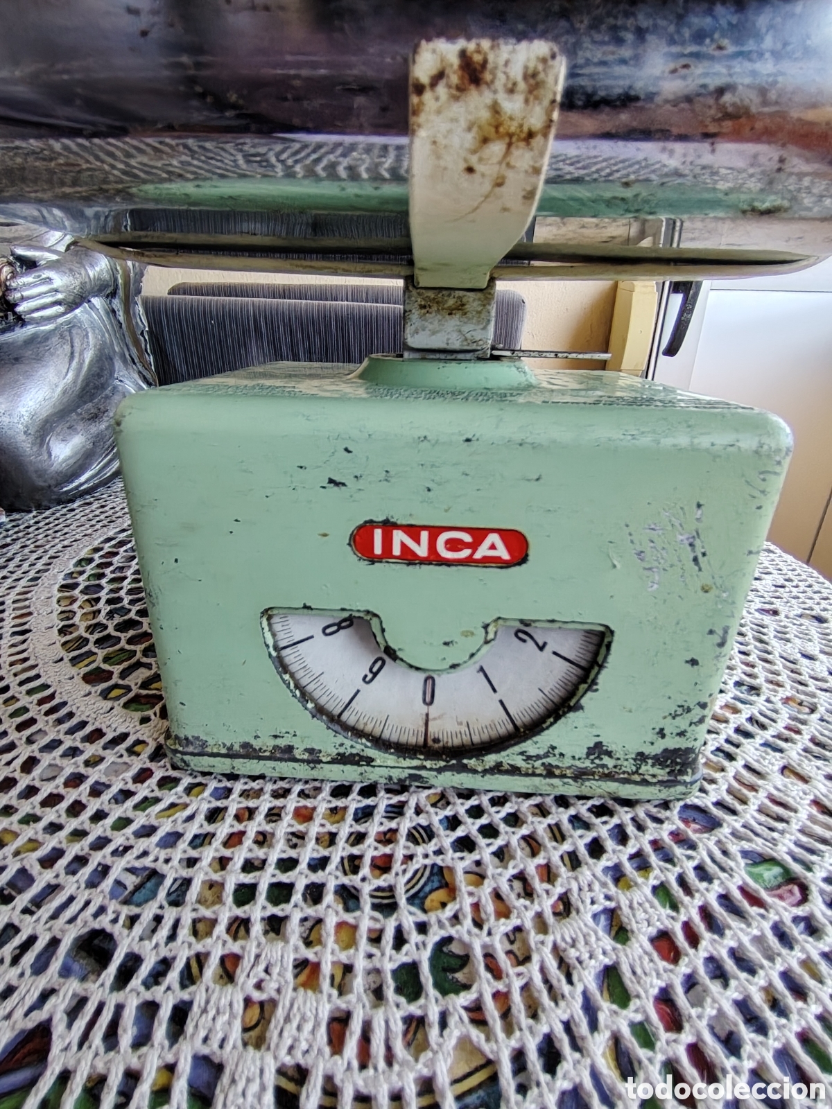 Antig&uuml;edades: ANTIGUA B&Aacute;SCULA DE COCINA MARCA INCA - Foto 3