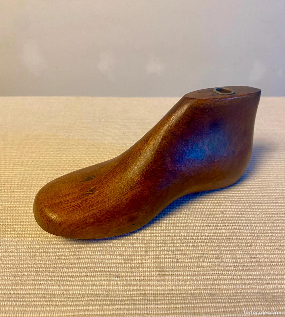 Antig&uuml;edades: ANTIGUA HORMA DE ZAPATO INFANTIL DE MADERA