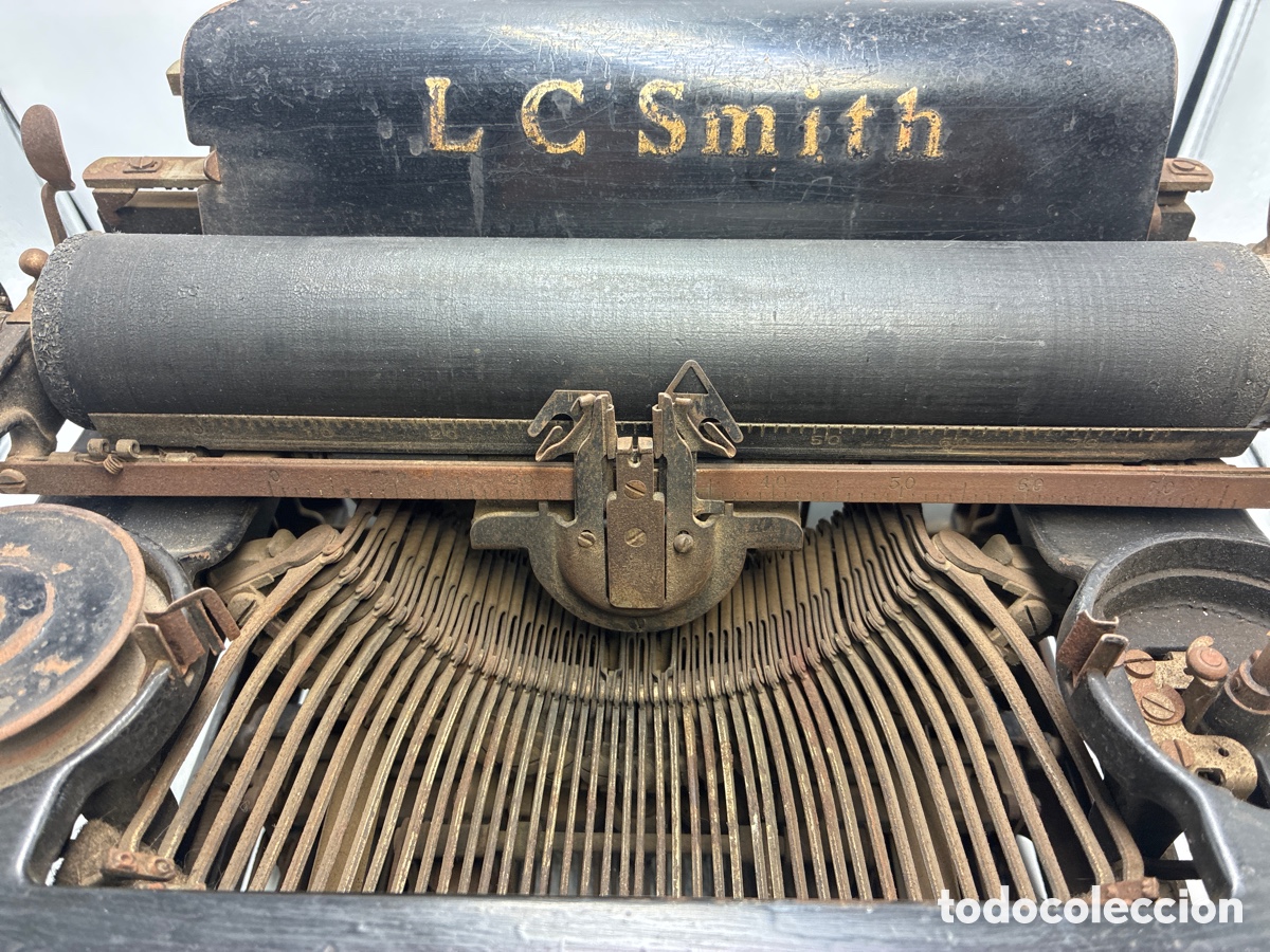 Antig&uuml;edades: M&aacute;quina de escribir LC Smith. - Foto 3