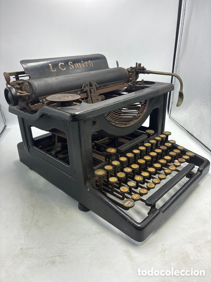 Antig&uuml;edades: M&aacute;quina de escribir LC Smith. - Foto 5