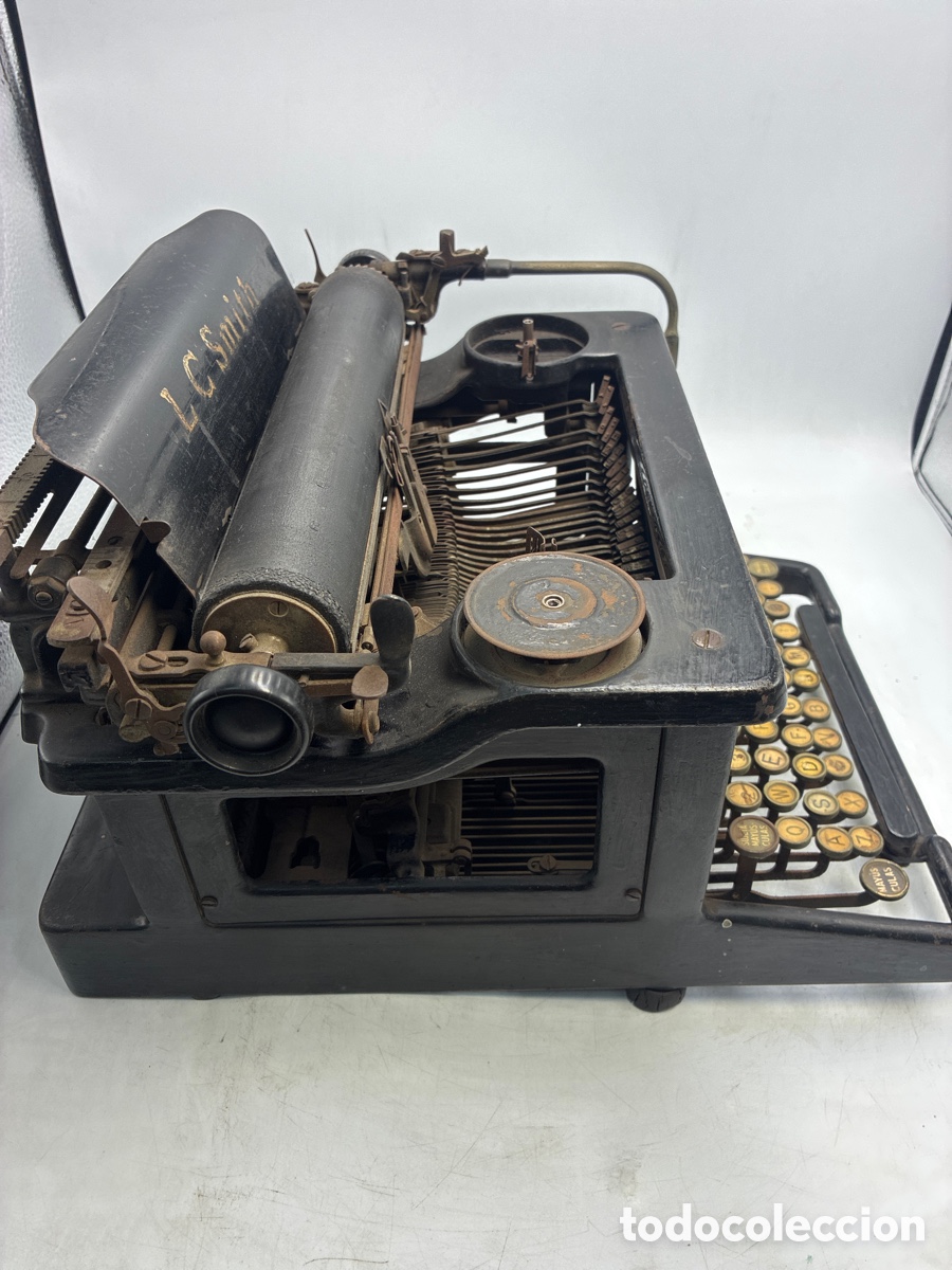 Antig&uuml;edades: M&aacute;quina de escribir LC Smith. - Foto 6