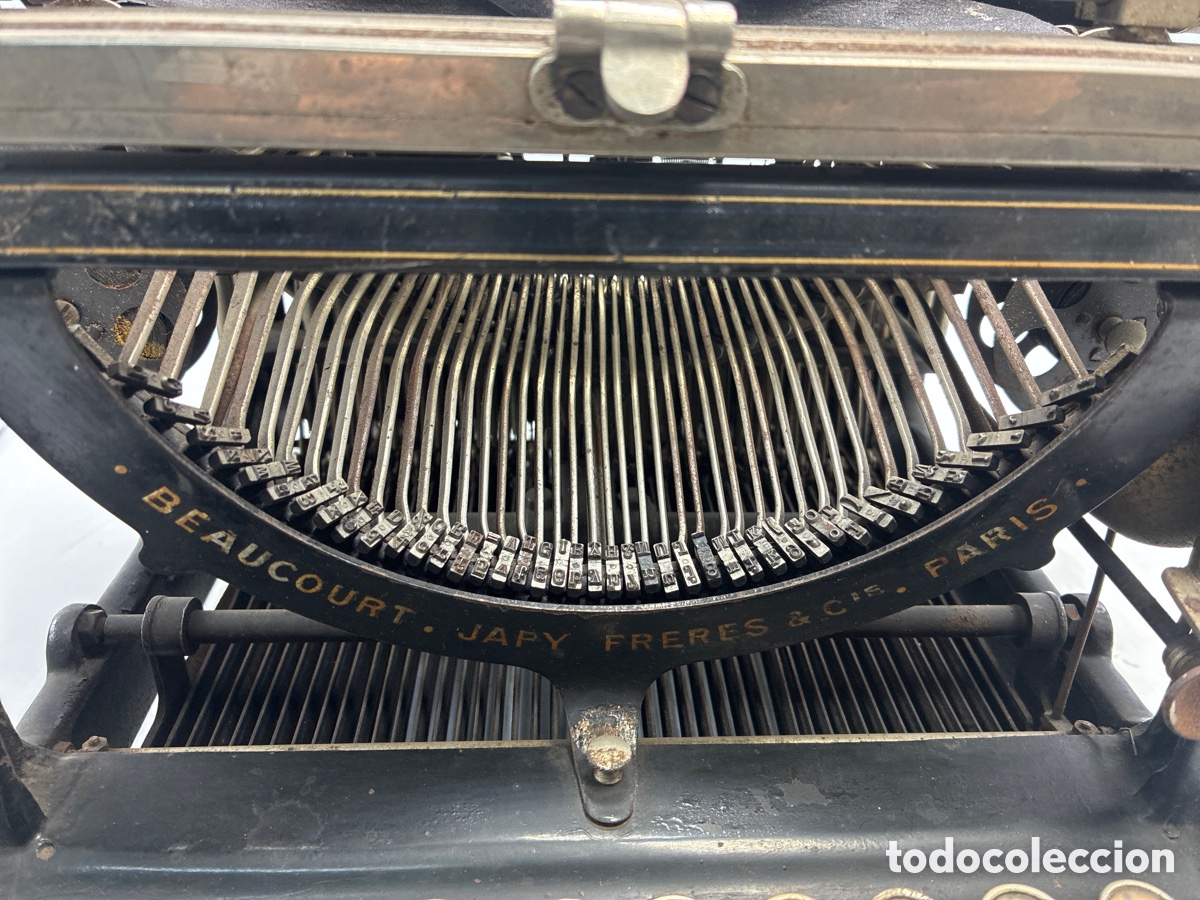 Antig&uuml;edades: M&aacute;quina de Escribir Japy modelo 3. - Foto 3