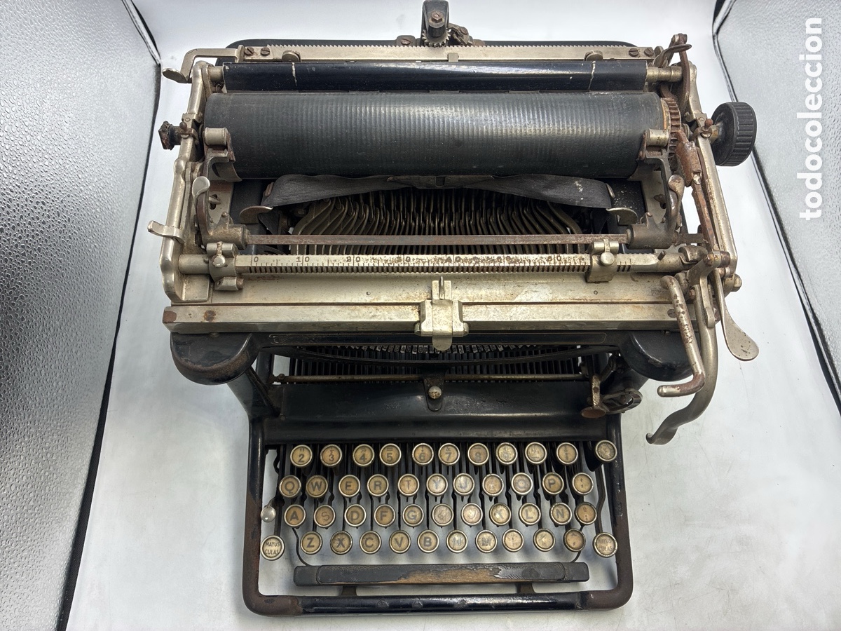Antig&uuml;edades: M&aacute;quina de Escribir Japy modelo 3. - Foto 4