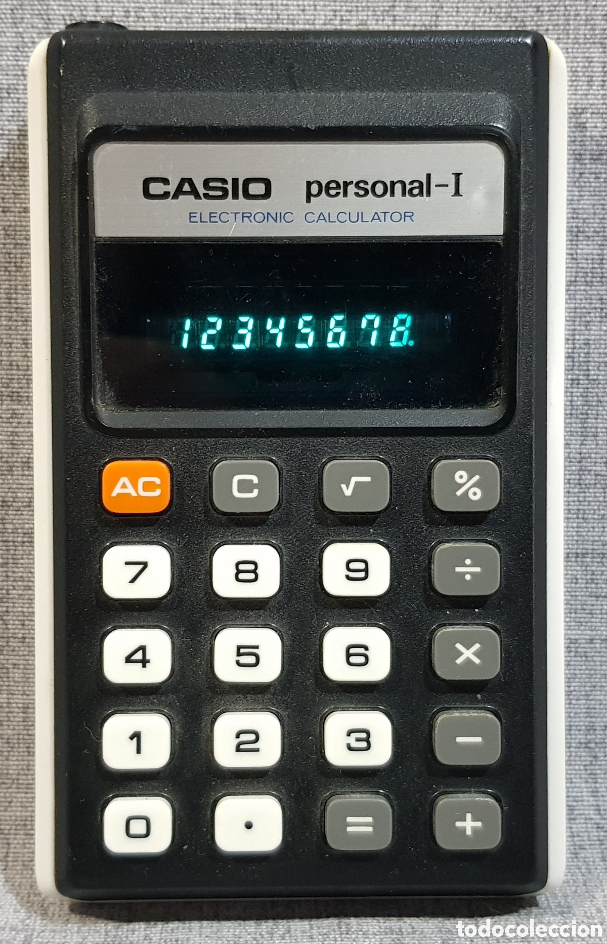 Antig&uuml;edades: CASIO PERSONAL-I ELECTRONIC CALCULATOR CALCULADORA A&Ntilde;OS 70 MADE IN JAPAN