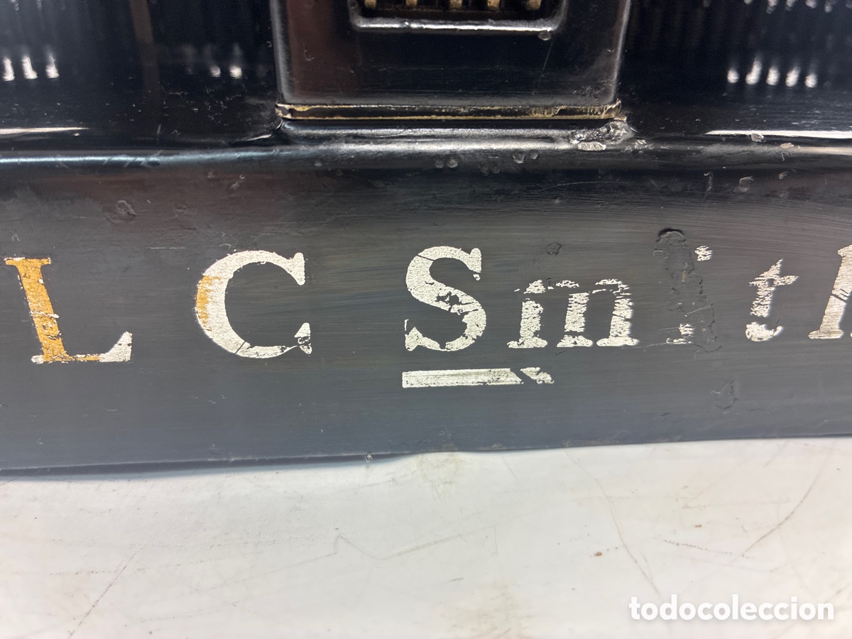 Antig&uuml;edades: M&aacute;quina de escribir LC Smith modelo 8. - Foto 7