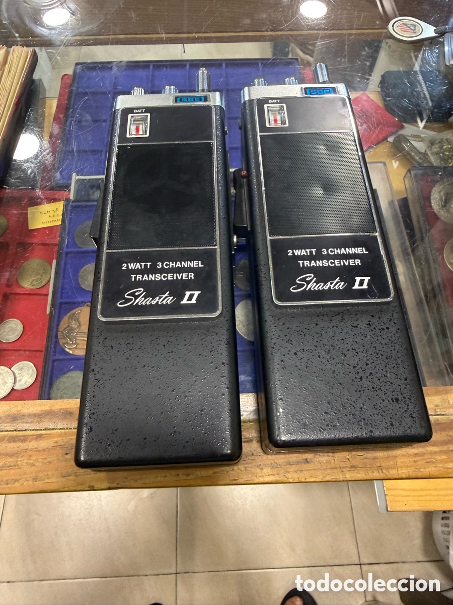 Antig&uuml;edades: Pareja de walkie talkie, tal y como se ven
