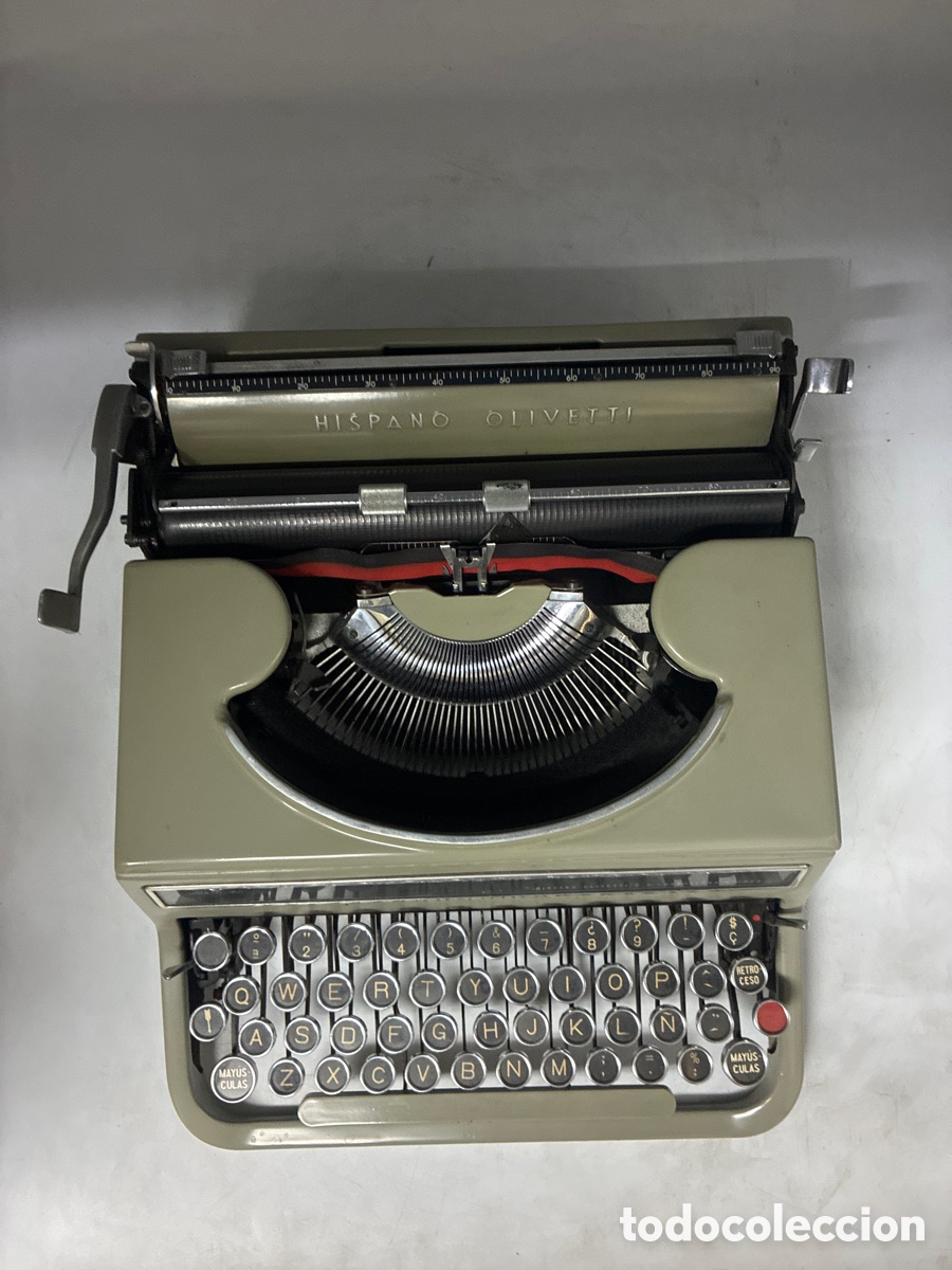 Antig&uuml;edades: Despiece de m&aacute;quina de escribir Hispano Olivetti Studio 46. - Foto 5