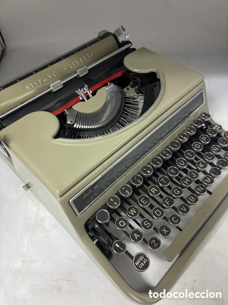 Antig&uuml;edades: Despiece de m&aacute;quina de escribir Hispano Olivetti Studio 46. - Foto 6