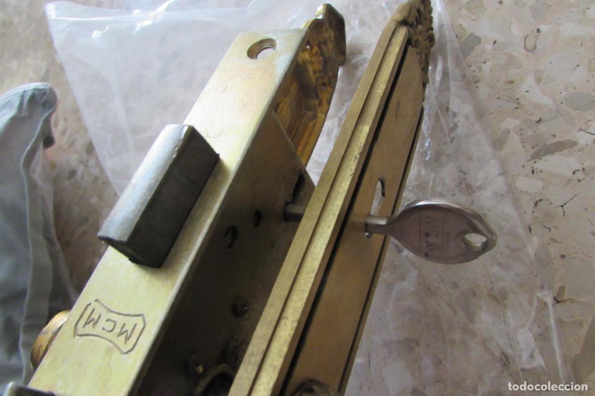 Antig&uuml;edades: CERRADURA VINTAGE MCM CON LLAVE - Foto 16