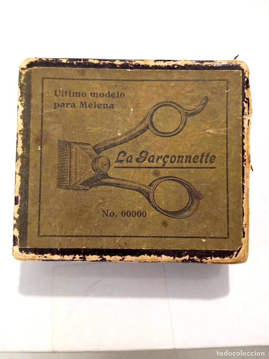 Antig&uuml;edades: Antiguo cortapelo de los 50 en su caja original La Gar&ccedil;onette