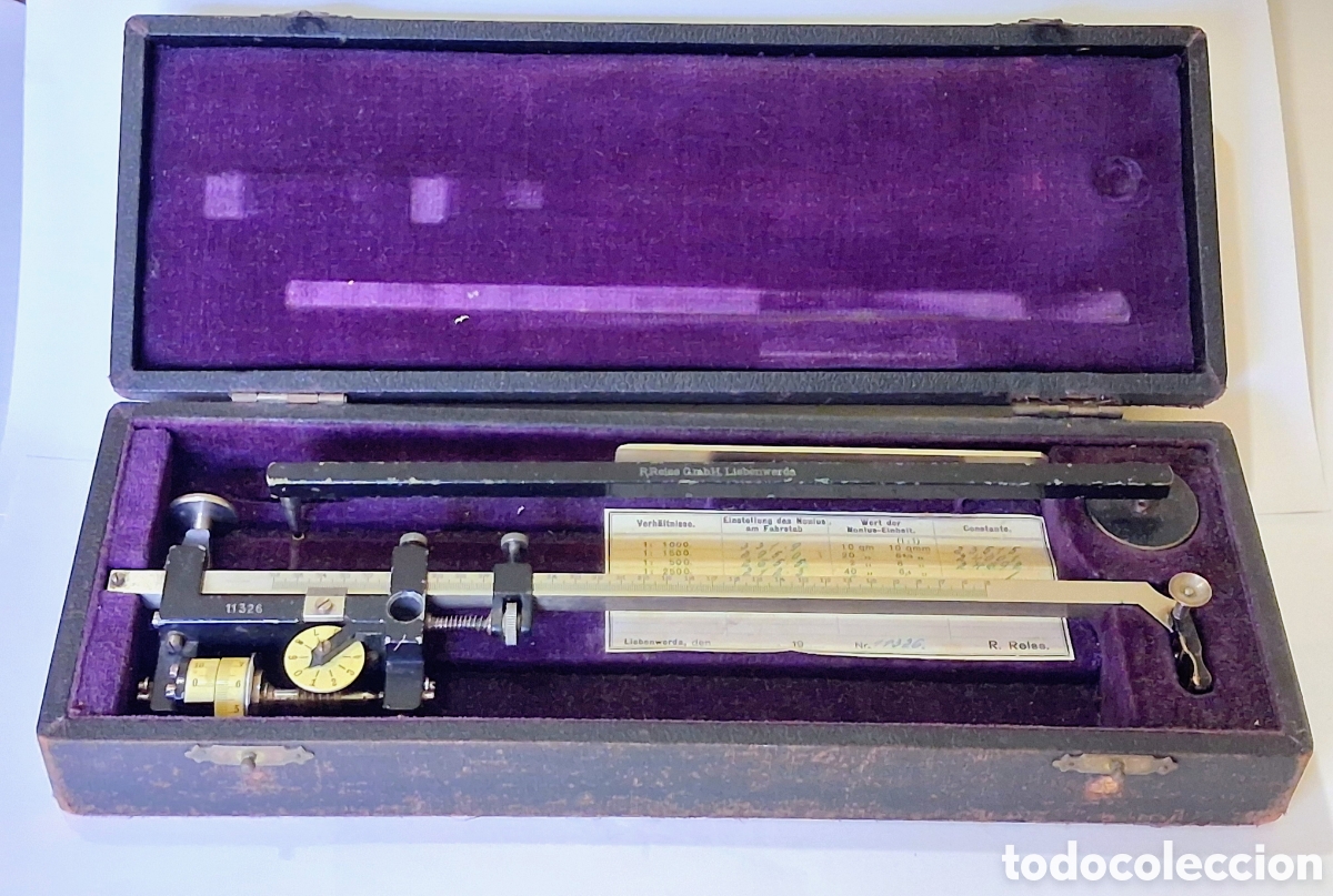Antig&uuml;edades: Plan&iacute;metro Polar R. Reiss Liebenwerda N&ordm; 11326 - Caja Original 26x9 cm