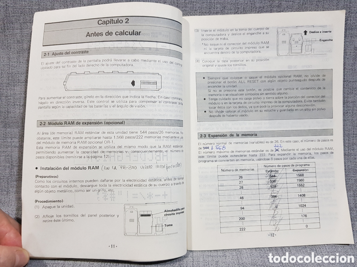 Antig&uuml;edades: CASIO PB-100 COMPUTADORA PERSONAL MANUAL DE INSTRUCCIONES - Foto 6