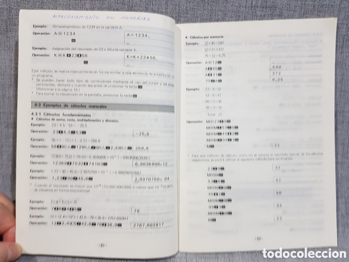 Antig&uuml;edades: CASIO PB-100 COMPUTADORA PERSONAL MANUAL DE INSTRUCCIONES - Foto 13