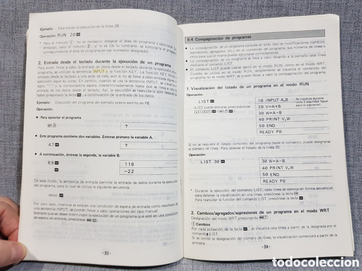 Antig&uuml;edades: CASIO PB-100 COMPUTADORA PERSONAL MANUAL DE INSTRUCCIONES - Foto 15