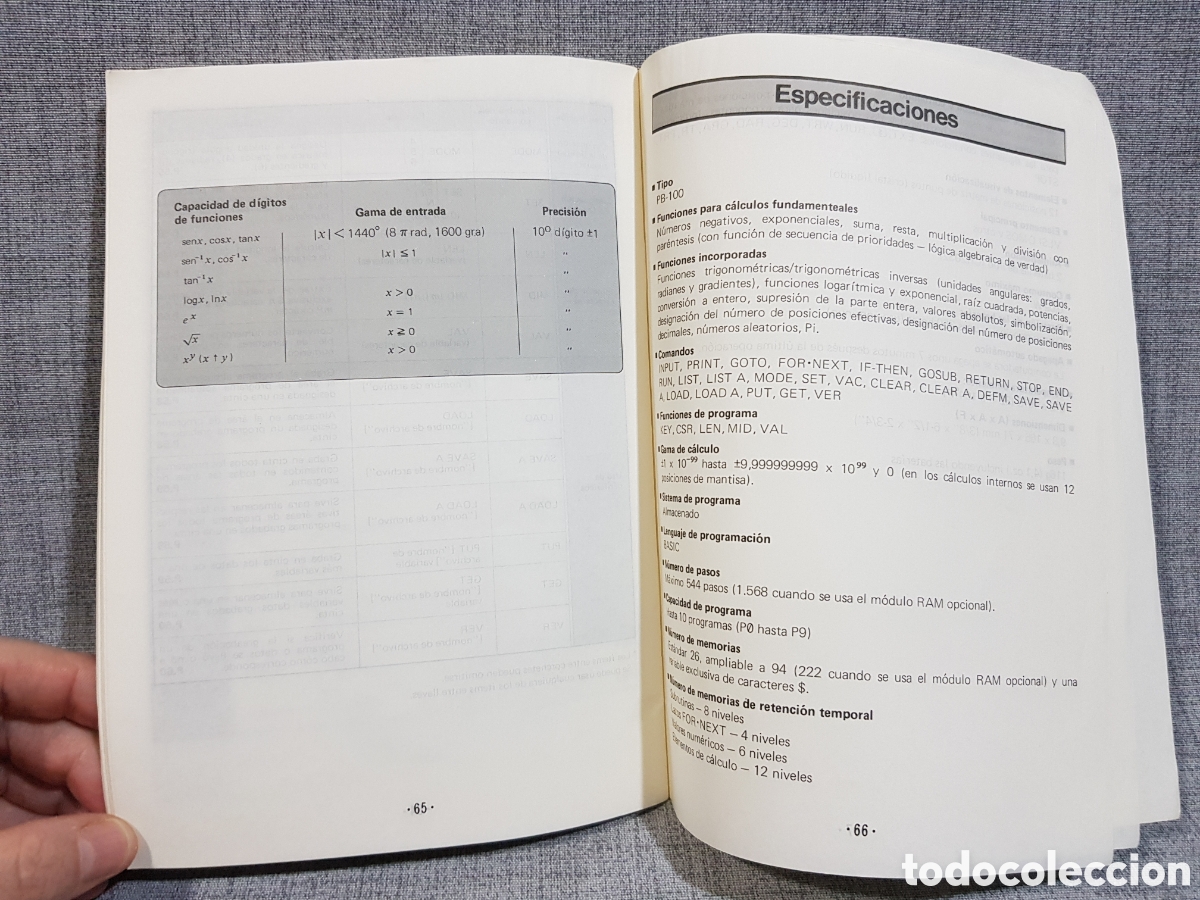 Antig&uuml;edades: CASIO PB-100 COMPUTADORA PERSONAL MANUAL DE INSTRUCCIONES - Foto 17