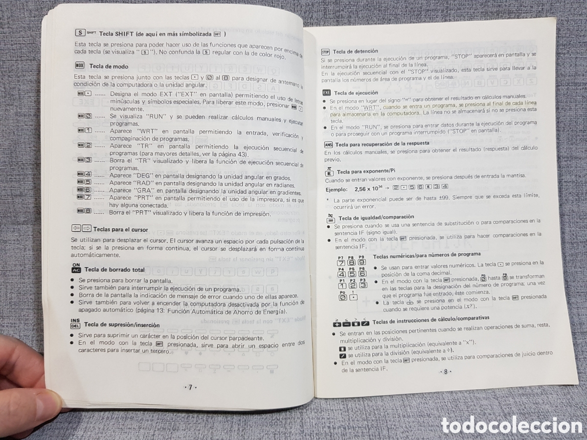 Antig&uuml;edades: CASIO PB-100 COMPUTADORA PERSONAL MANUAL DE INSTRUCCIONES - Foto 4