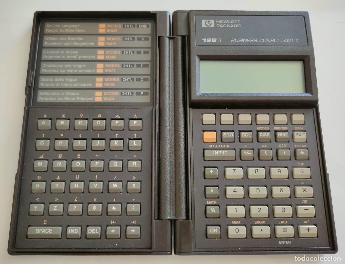 Antig&uuml;edades: Calculadora HP 19BII Business Consultant II vintage a&ntilde;os 80 funcionando