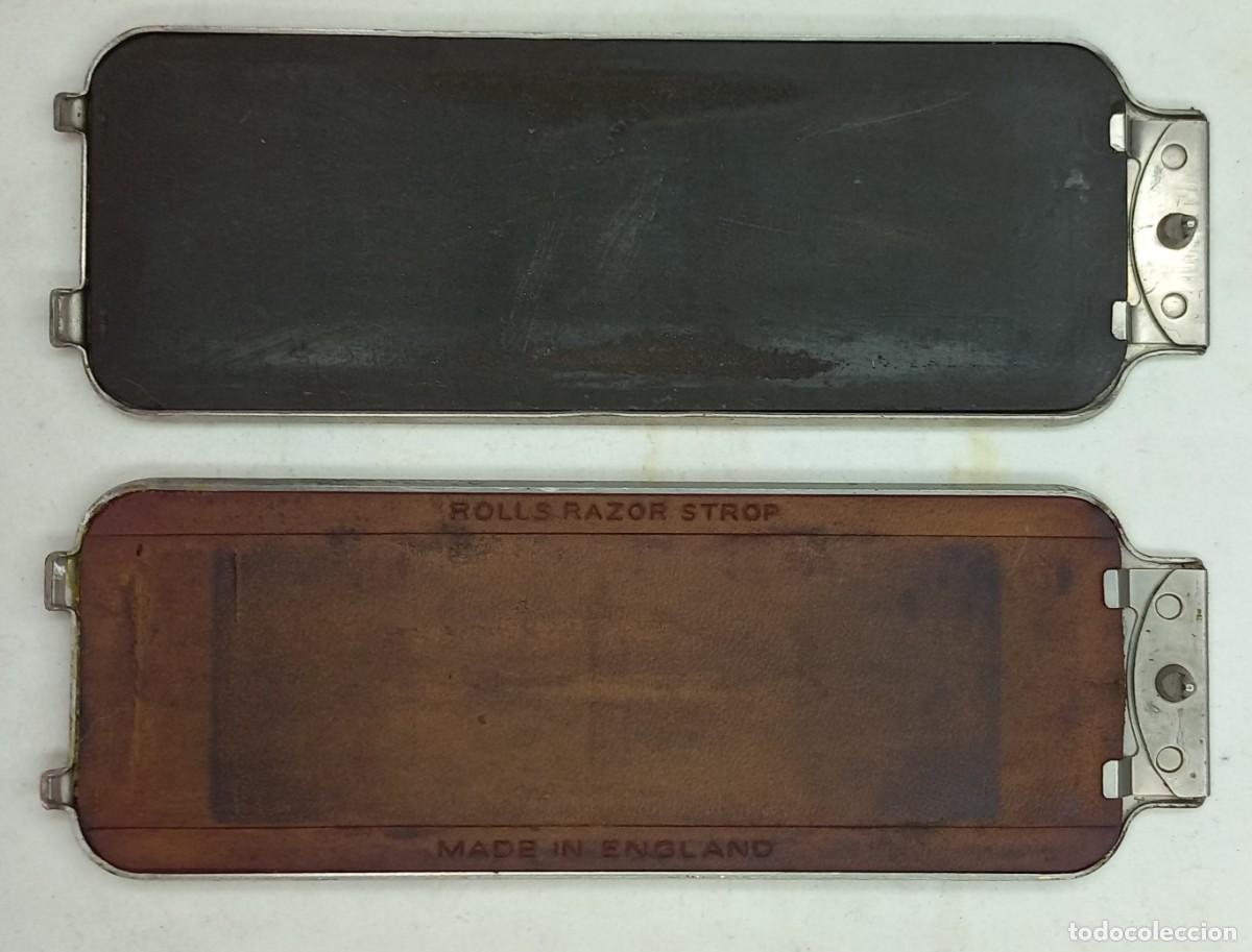 Antig&uuml;edades: PLACAS DE AFILADO PARA HOJAS DE AFEITAR ROLLS RAZOR