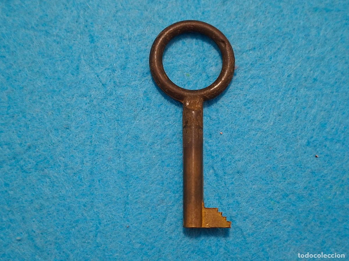 Antig&uuml;edades: LLAVE DE PUERTA MUEBLE O ARMARIO, retro VINTAGE.