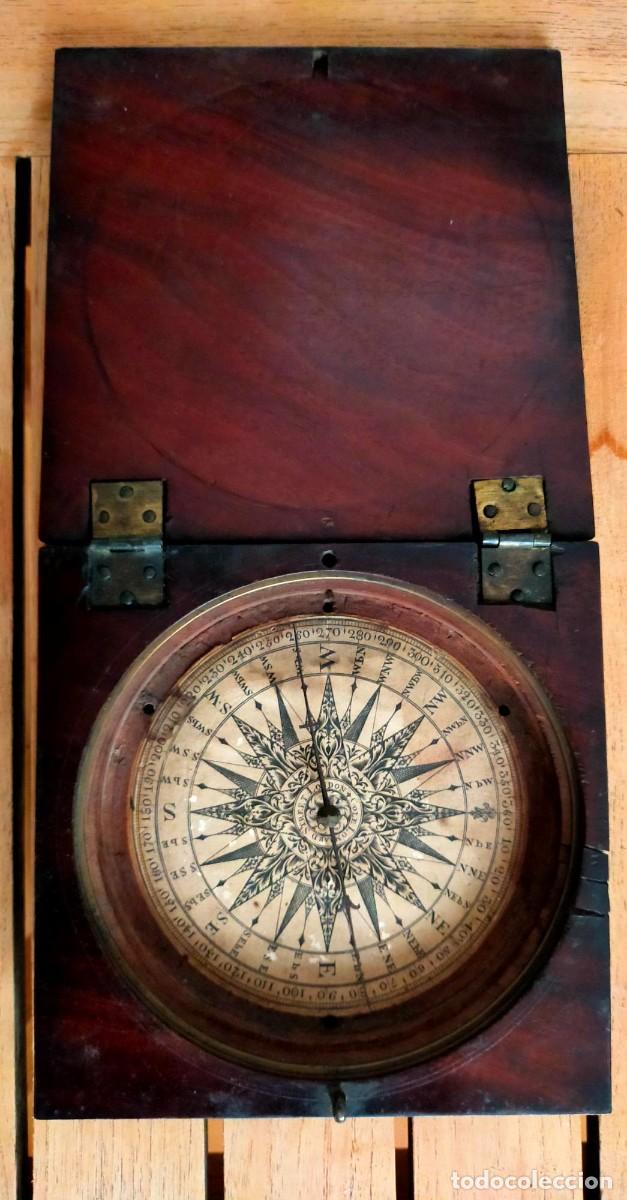 Antig&uuml;edades: Br&uacute;jula Benjamin Cole 1744-1748