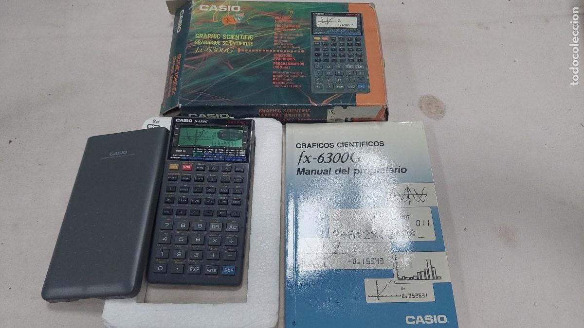 Antig&uuml;edades: Calculadora cient&iacute;fica Casio FX-6300G