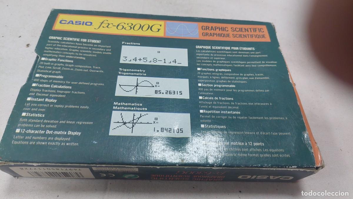 Antig&uuml;edades: Calculadora cient&iacute;fica Casio FX-6300G - Foto 3