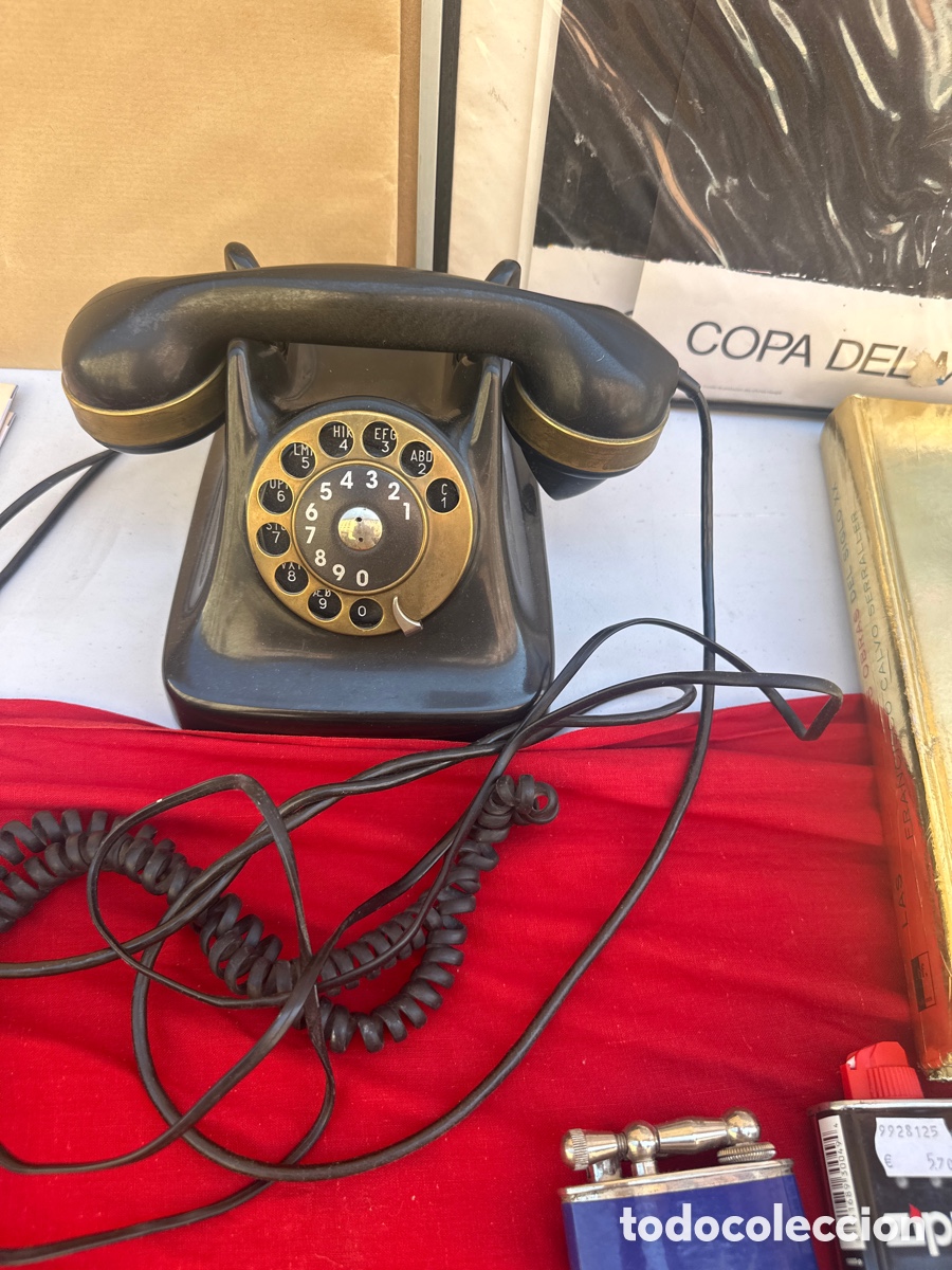 Tel&eacute;fonos: telefono baquelita a&ntilde;os 50