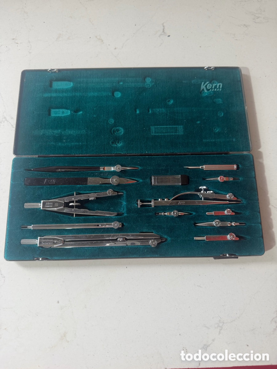 Antig&uuml;edades: Estuche Dibujo T&eacute;cnico Kern Swiss
