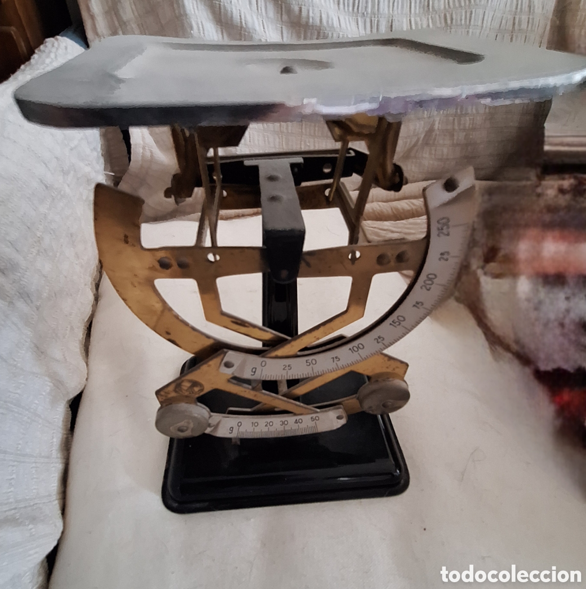 Antig&uuml;edades: Balanza antigua, b&aacute;scula pesacartas - Foto 6