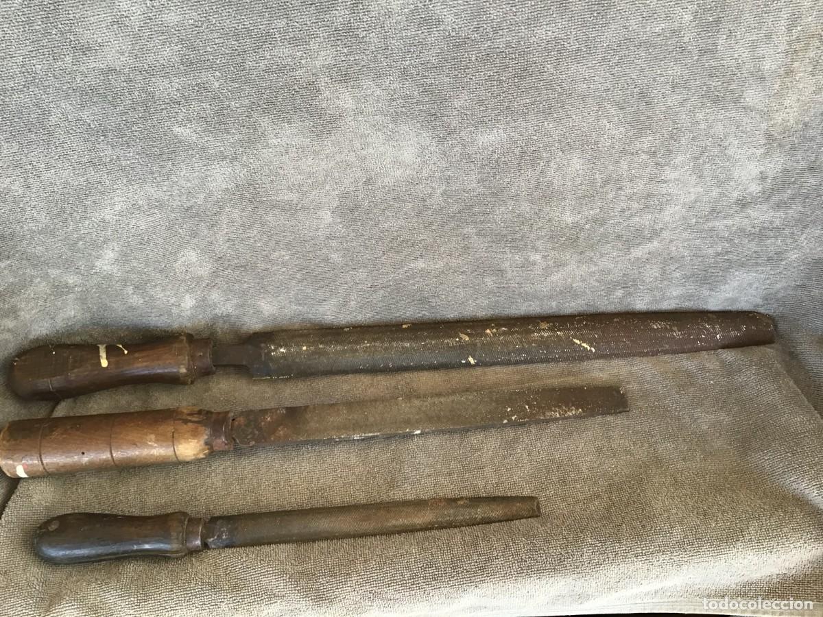 Antig&uuml;edades: LIMAS de carpintero antiguas. Marca BELLOTA
