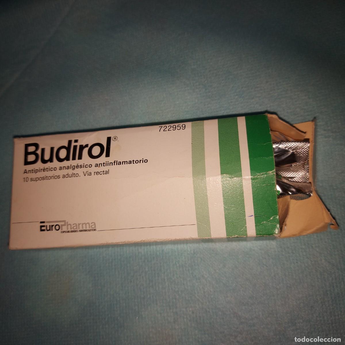Antig&uuml;edades: BUDIROL - ANALGESICO - ANTI INFLAMATORIO - SUPOSITORIOS