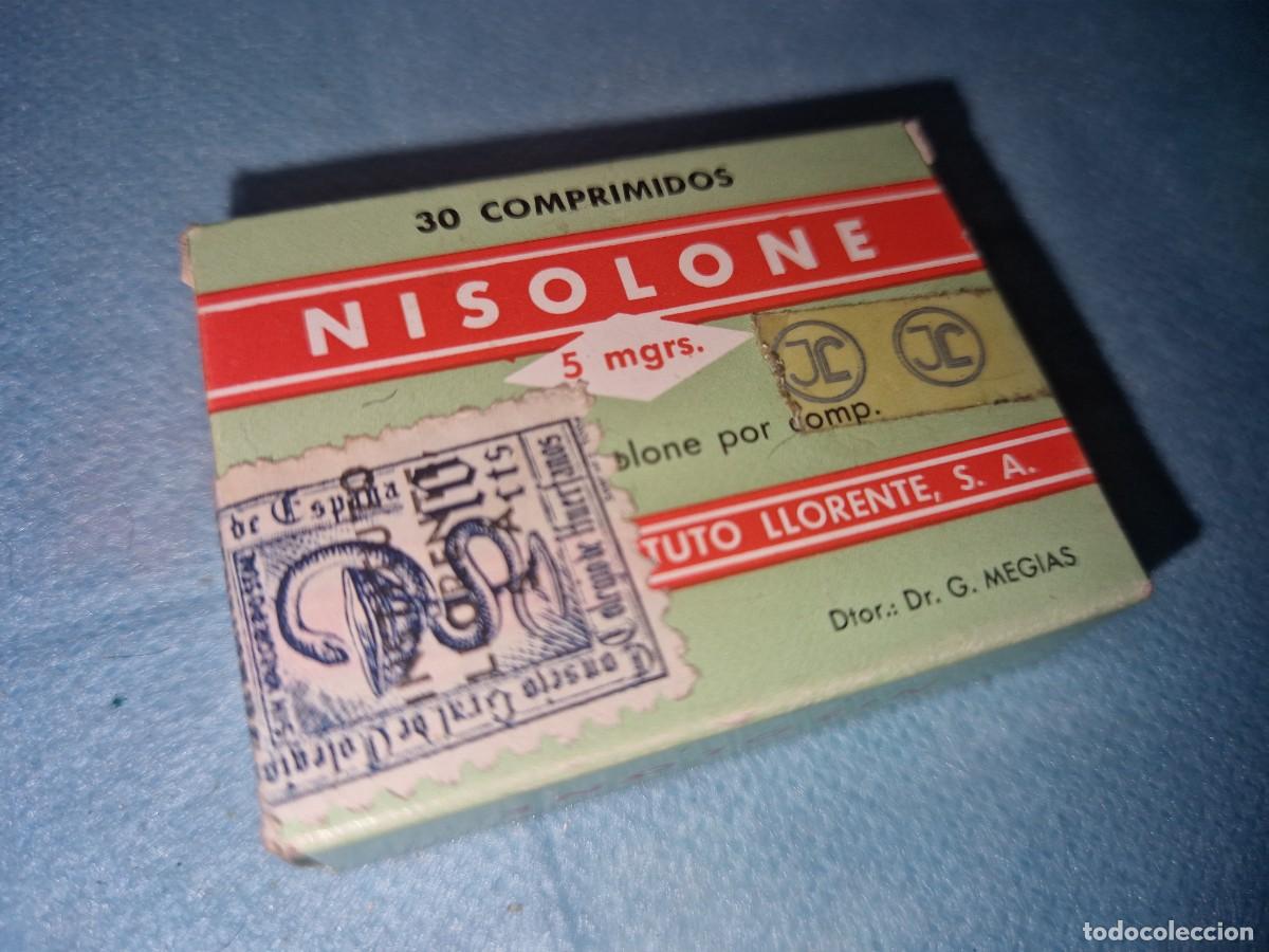 Antig&uuml;edades: NISOLONE, MEDICAMENTO DE FARMACIA