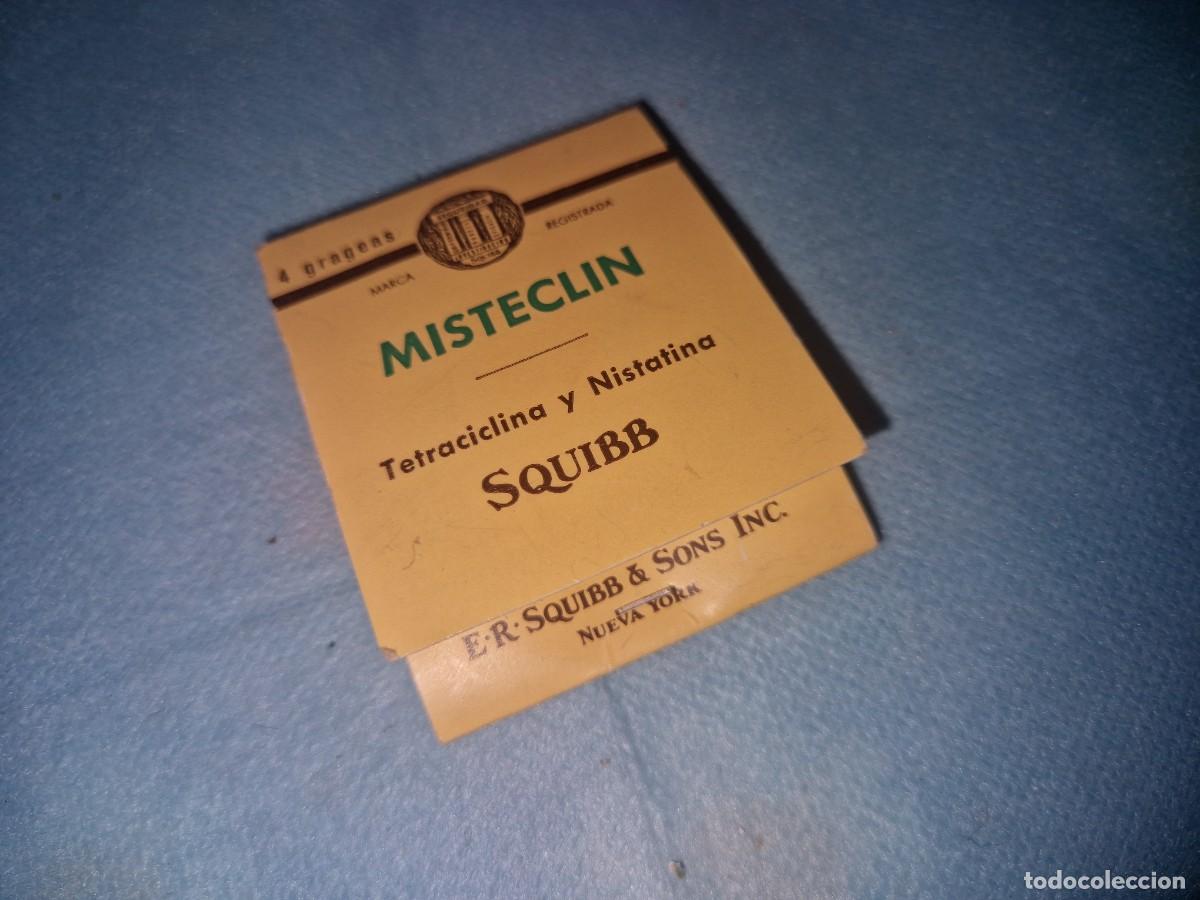 Antig&uuml;edades: ANTIGUO Medicamento DE FARMACIA MISTECLIN