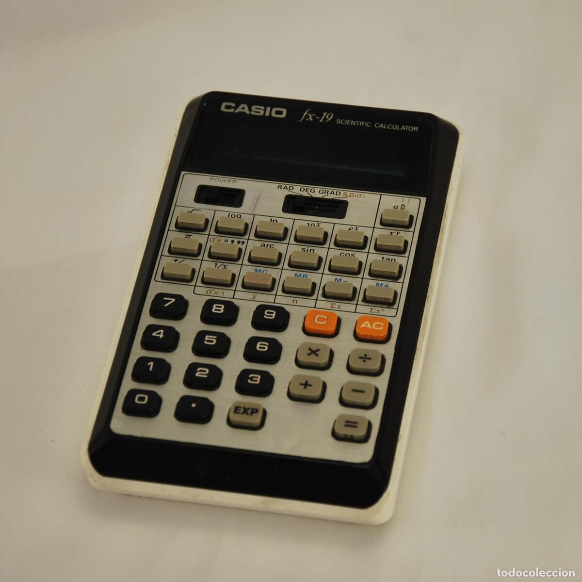 Antig&uuml;edades: Calculadora cient&iacute;fica vintage Casio FX-19