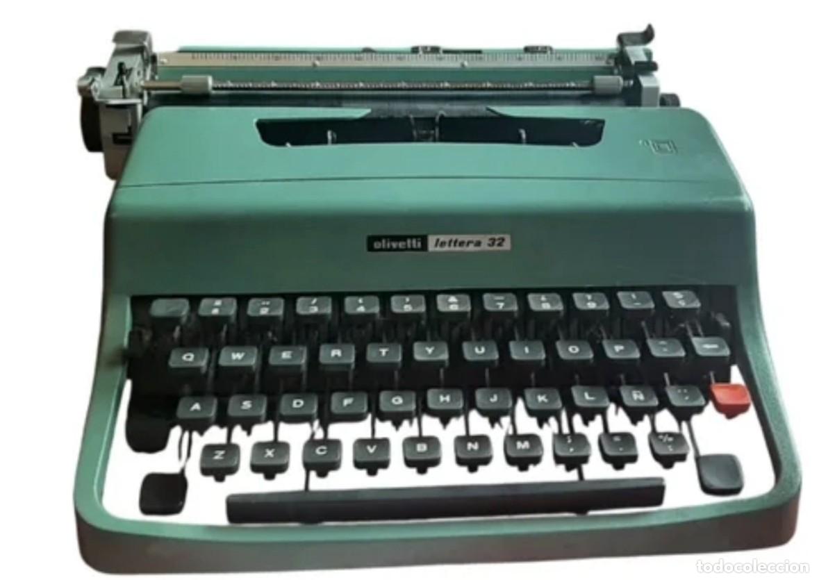 Antig&uuml;edades: MAQUINA DE ESCRIBIR ANTIGUA OLIVETTI LETTERA 32 CON FUNDA ORIGINAL